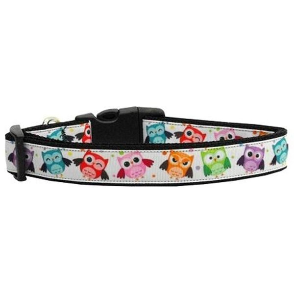 Bright Owls Nylon Ribbon Collars Medium